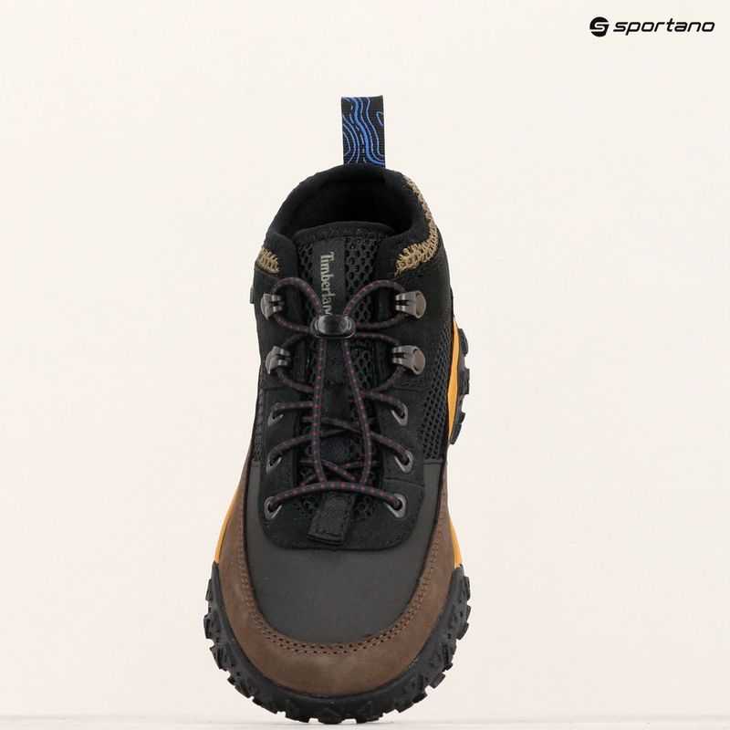 Încălțăminte pentru copii Timberland Greenstride Motion 6 Low Lace black nubuck/brown 17