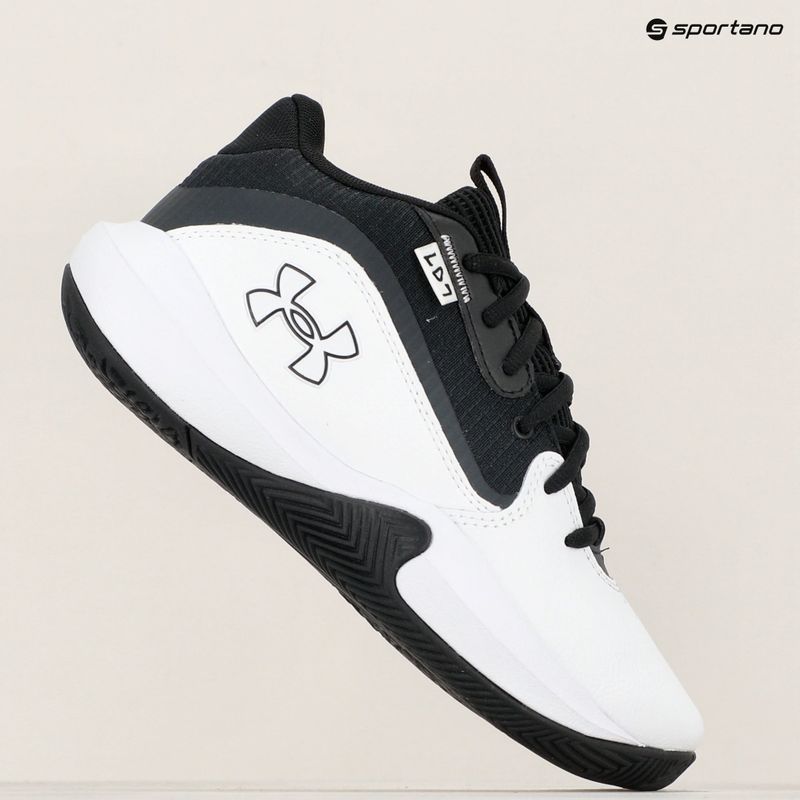 Încălțăminte de baschet pentru copii Under Armour GS Lockdown 7 white/black/black 9