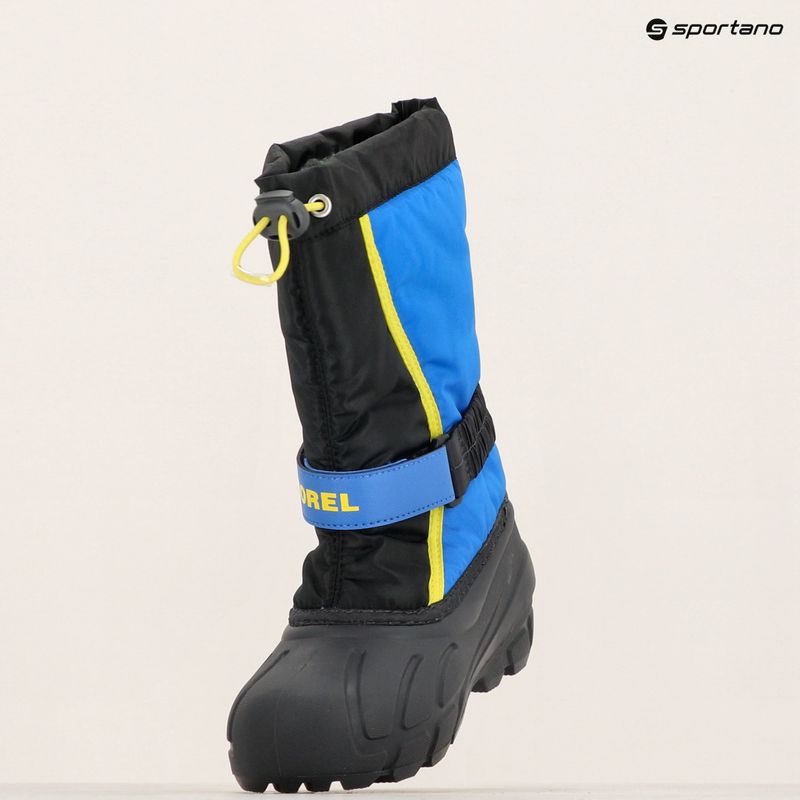 Ghete pentru copii Sorel Youth Flurry black/super blue 16