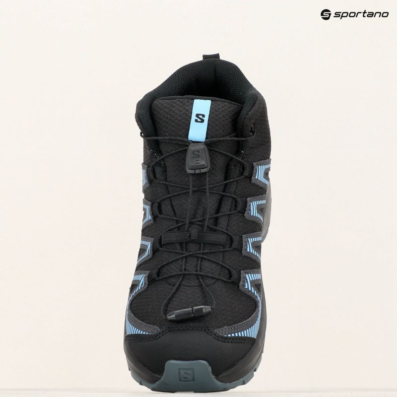 Încălțăminte de trekking pentru copii Salomon XA PRO V8 Mid WP black/neptune/alaskan blue 15