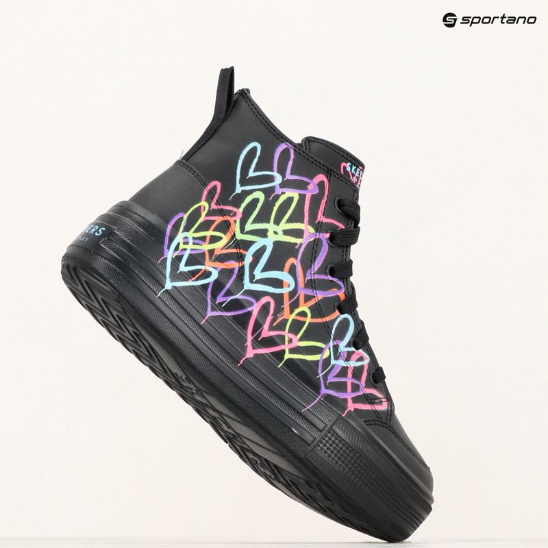 Încălțăminte pentru copii SKECHERS Hyperlift Love Daze black/multicolor 11