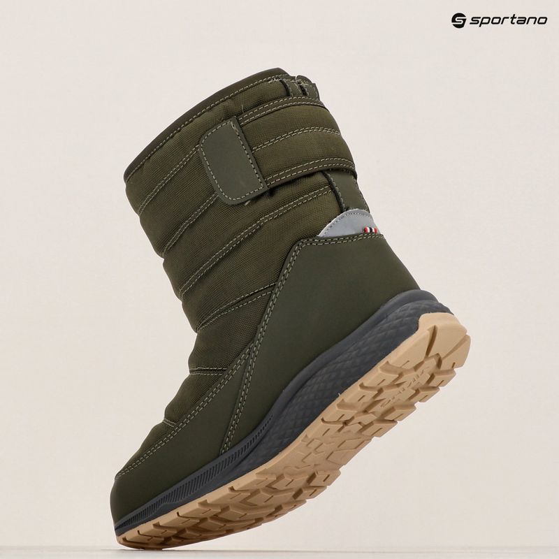 Ghete pentru copii Viking Footwear Equip Warm Waterproof 1V Pull On olive 10