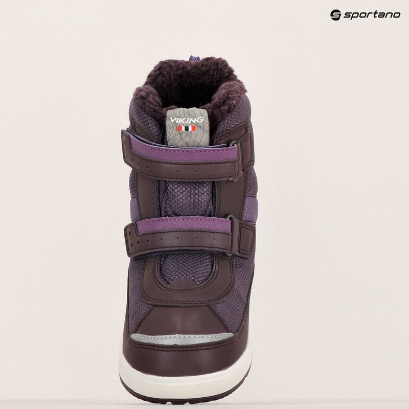 Ghete pentru copii Viking Footwear Play Reflex Warm GTX 2V grape/purple 10