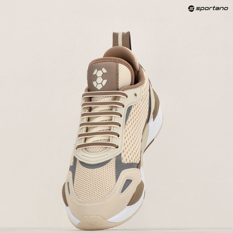 Încălțăminte EA7 Emporio Armani Ace Runner Mesh whitecap grey/ portabella 16