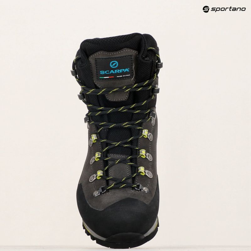 Bocanci de alpinism pentru bărbați SCARPA Manta Tech GTX shark/lime 16