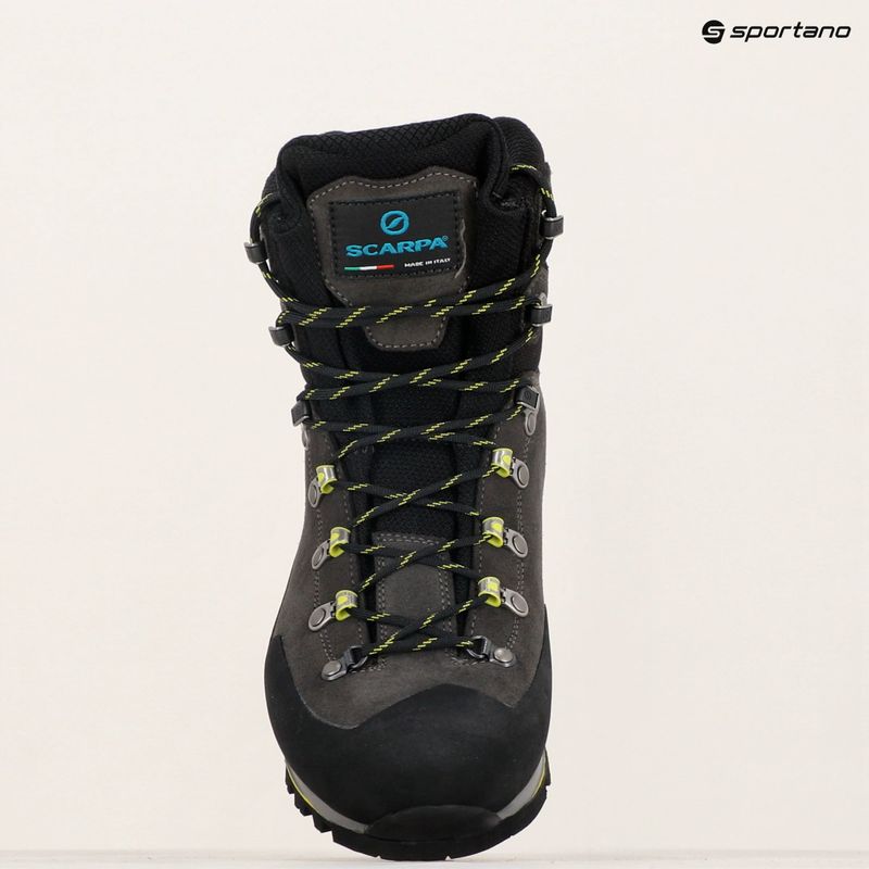 Bocanci de alpinism pentru bărbați SCARPA Manta Tech GTX shark/lime 9