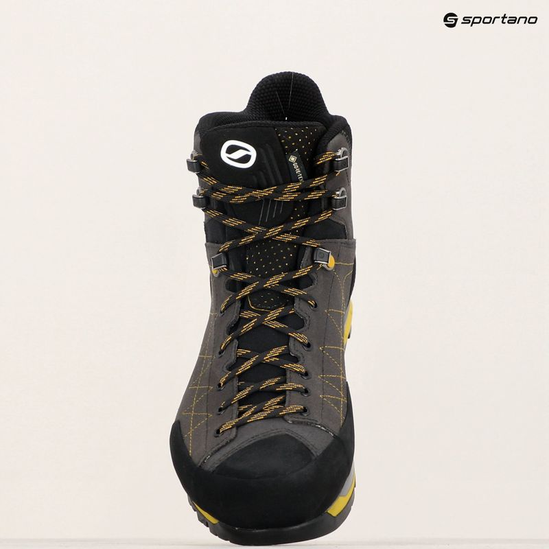 Încălțăminte de trekking pentru bărbați SCARPA Zodiac TRK GTX anthracite/sulphur 9