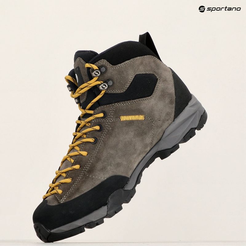 Încălțăminte de trekking pentru bărbați SCARPA Mojito Hike GTX titanium/mustard 13