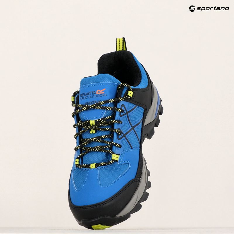 Încălțăminte de trekking pentru bărbați REGATTA Samaris III Low blue/lime punch 17