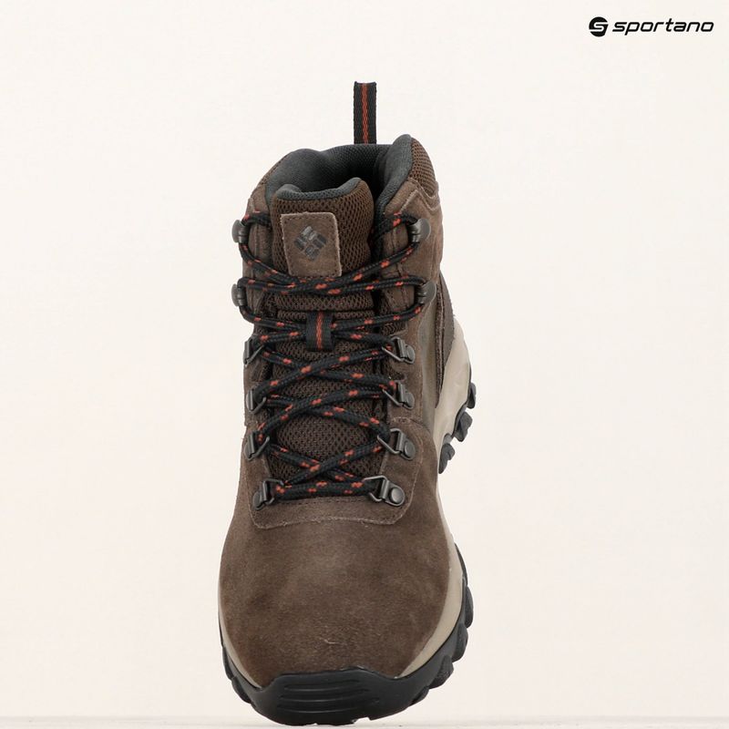 Columbia Newton Ridge Plus II Suede WP cordovan/ spice cizme de trekking pentru bărbați 12