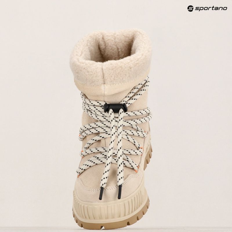 Ghete pentru femei Palladium Pallashock Hiver almond milk 16