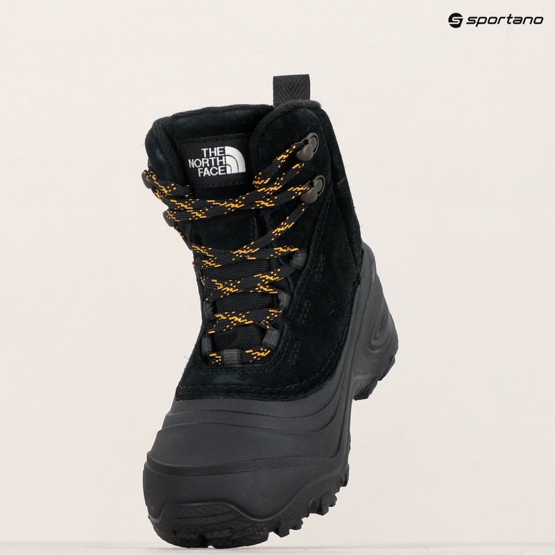 Încălțăminte de trekking pentru copii The North Face Chilkat V Lace WP black/black 16