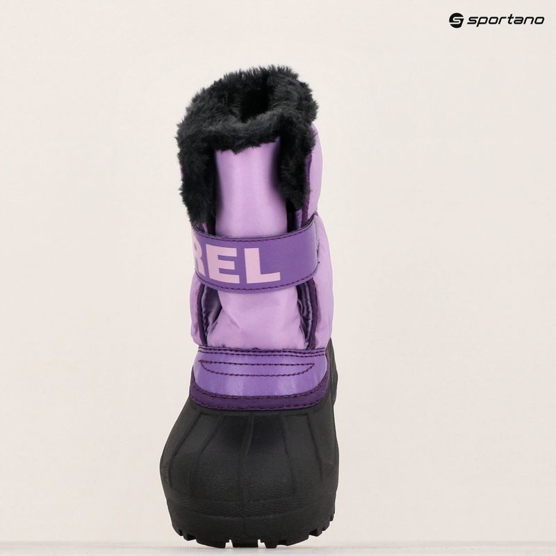 Ghete pentru copii Sorel Childrens Snow Commander gumdrop/purple violet 16