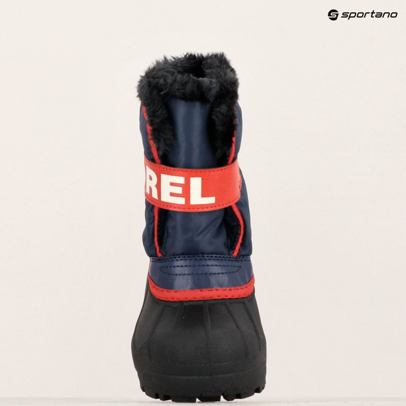 Ghete pentru copii Sorel Childrens Snow Commander nocturnal/sail red 16