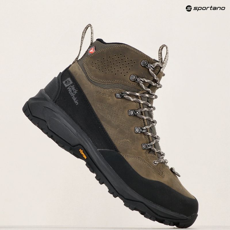 Încălțăminte de trekking pentru bărbați Jack Wolfskin Terraquest Arctic Texapore Mid cold coffee 11