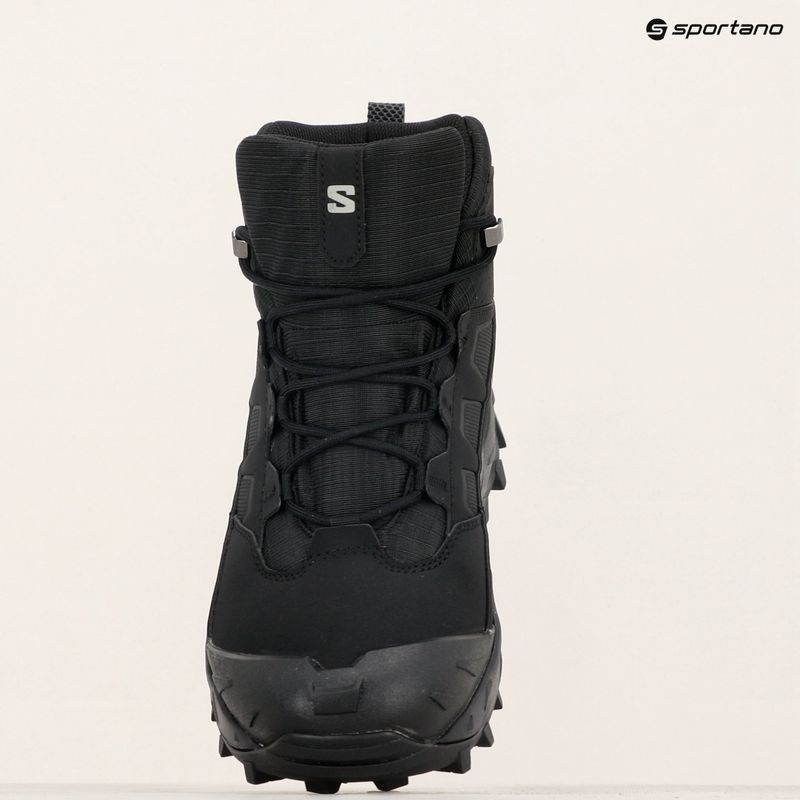 Încălțăminte de trekking pentru bărbați Salomon Crosstrak WP black/black/asphalt 15