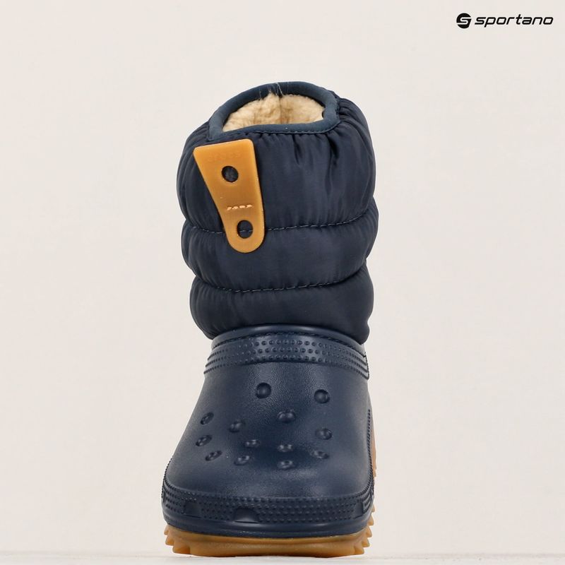Cizme de zăpadă pentru copii Crocs Classic Neo Puff Boot Toddler navy/gum 9