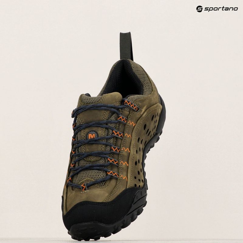 Încălțăminte de drumeție pentru bărbați Merrell Intercept dark olive 14