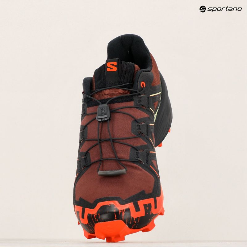 Încălțăminte de alergare pentru bărbați Salomon Speedcross 6 rum raisin/cherry tomato/cognac 15