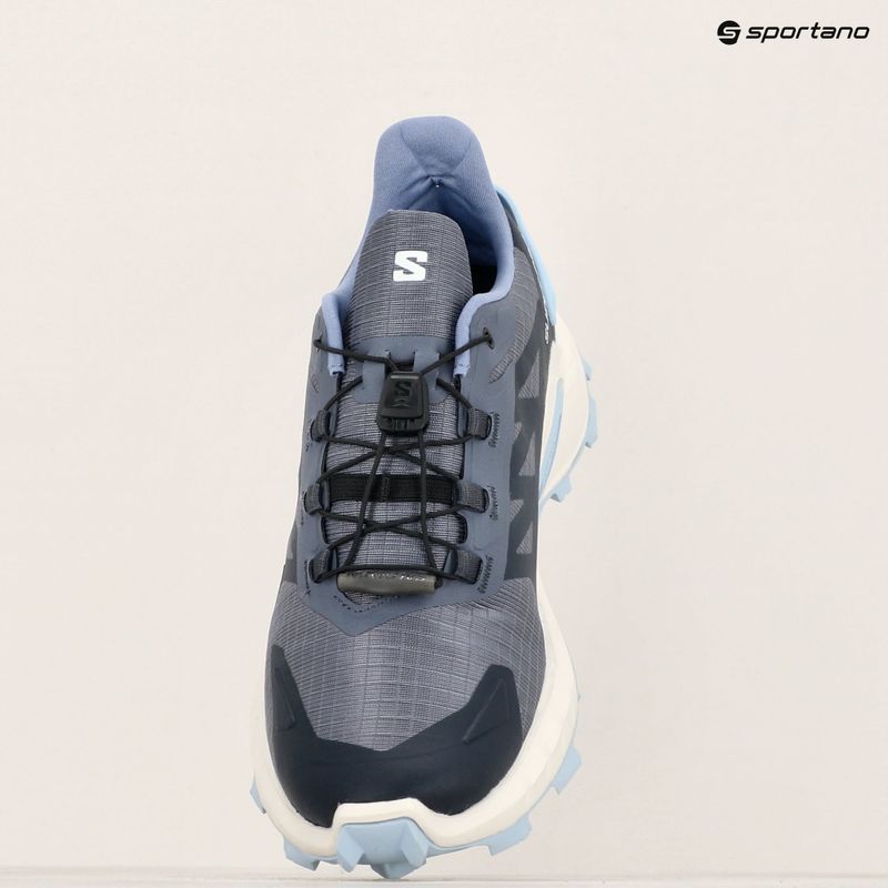 Încălțăminte de alergare pentru femei Salomon Supercross 4 grisaille/white/cashmere blue 18