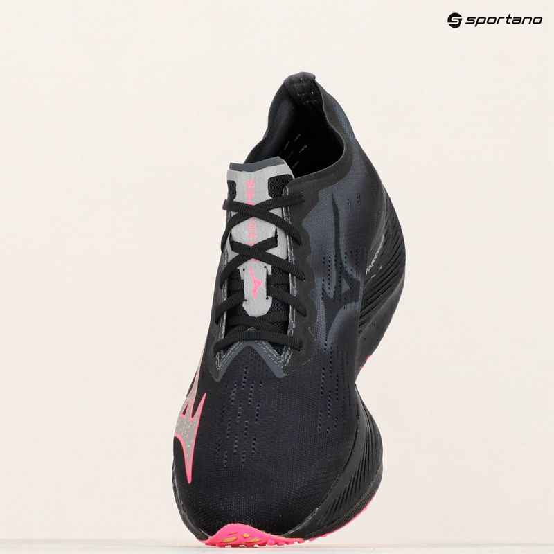 Încălțăminte de alergare pentru bărbați Mizuno Wave Rebellion Pro 2 black/silver/pink tetra 9