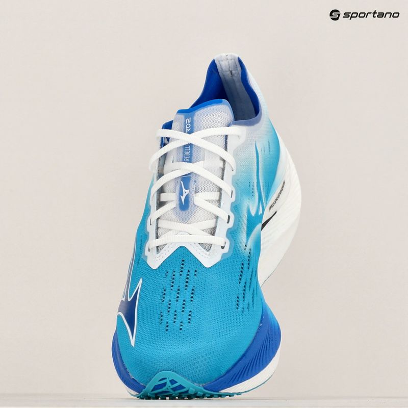 Încălțăminte de alergare pentru bărbați Mizuno Wave Rebellion Pro 2 river blue/mugen blue/white 14