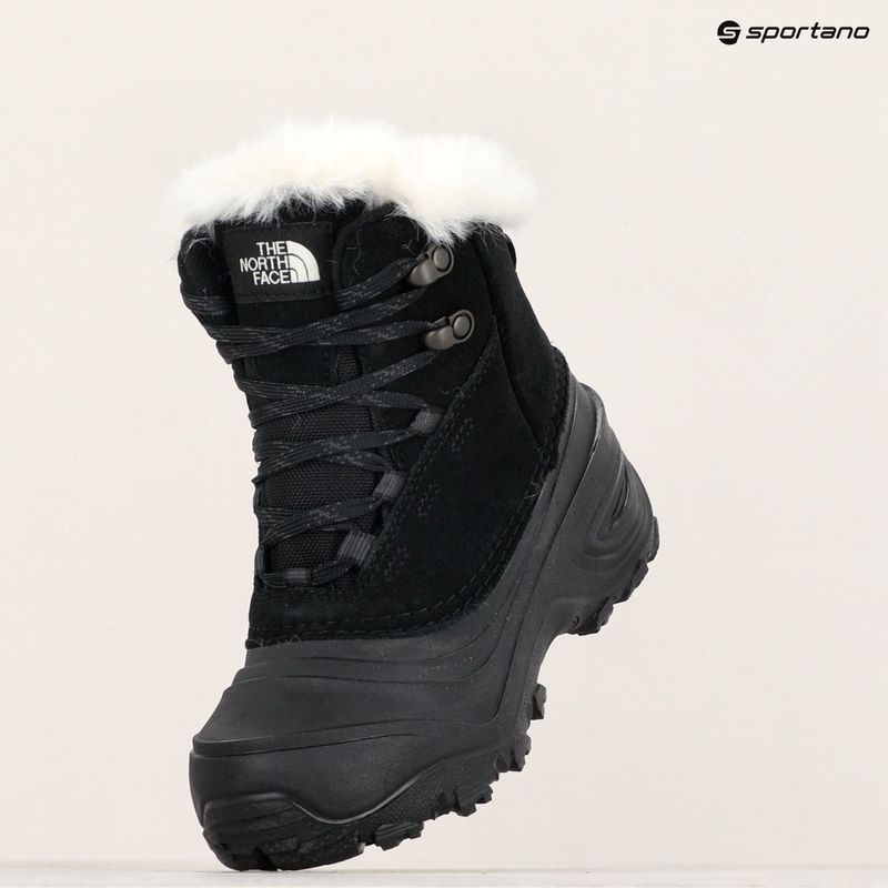 Ghete pentru copii The North Face Shellista V Lace WP black/black 9