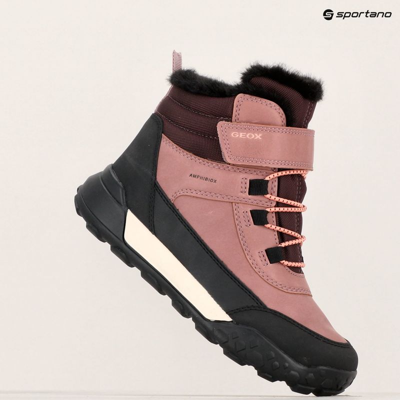 Ghete pentru copii Geox Trekkyup ABX dark pink 17
