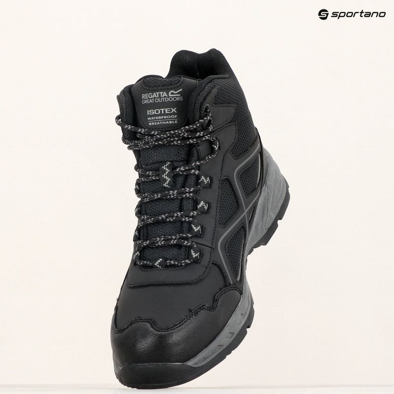Încălțăminte de drumeție pentru bărbați REGATTA Vendeavour black/granit 15