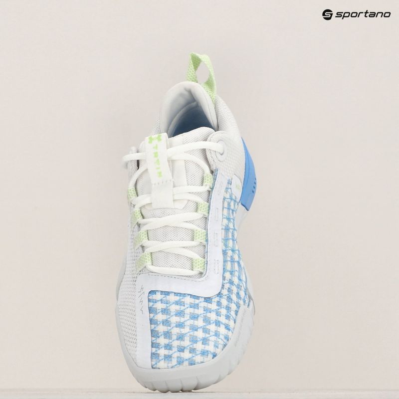 Încălțăminte de antrenament pentru femei Under Armour TriBase Reign 6 white/horizon blue/morph green 15