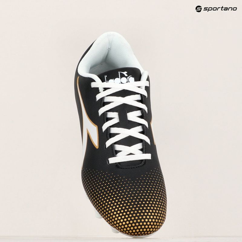 Încălțăminte de fotbal pentru bărbați Diadora Pichichi 7 MG14 blavk/white/gold 15