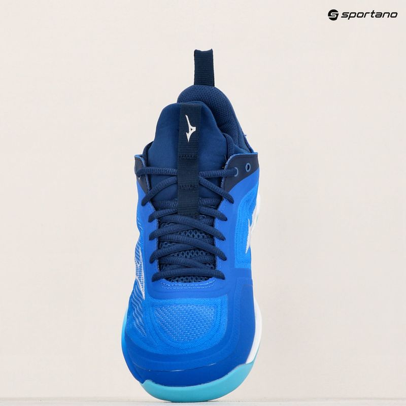 Încălțăminte de volei pentru bărbați Mizuno Wave Luminous 3 mugen blue/white/estate blue 9