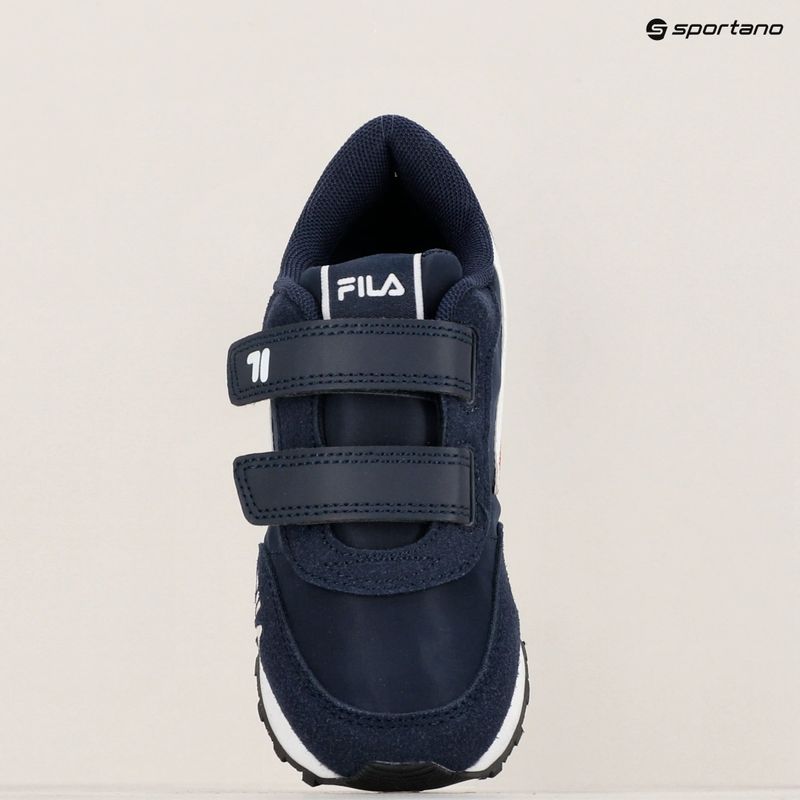 Încălțăminte pentru copii FILA Orbit Revolution Velcro fila navy 9