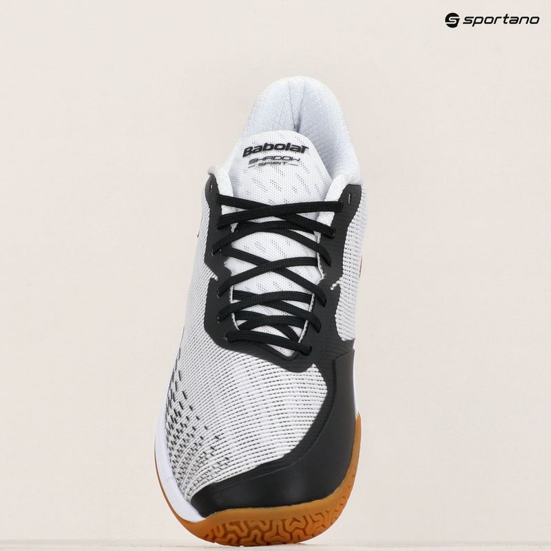Încălțăminte de badminton pentru bărbați Babolat Shadow Spirit 2 white/ black 15