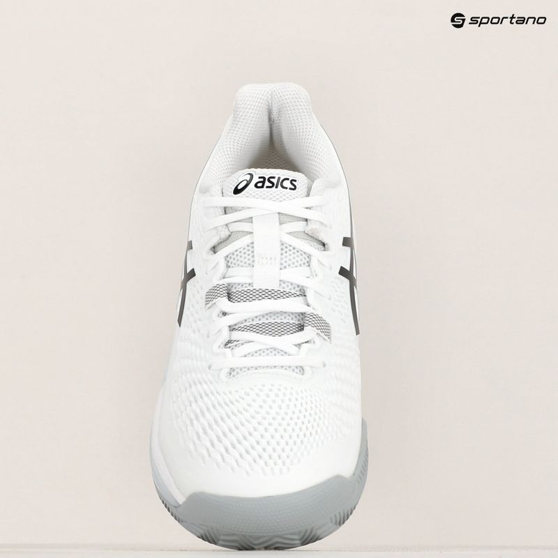 Încălțăminte de tenis pentru bărbați ASICS Gel-Resolution 9 Clay white/black 15