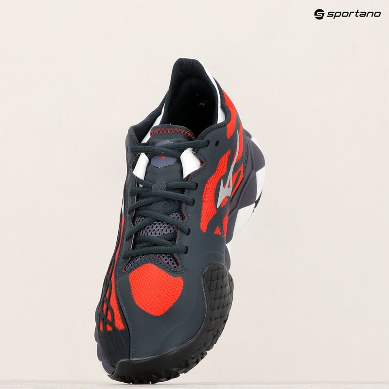 Încălțăminte de padel pentru bărbați Mizuno Wave Enforce Tour Padel graystone/white/salsa 11