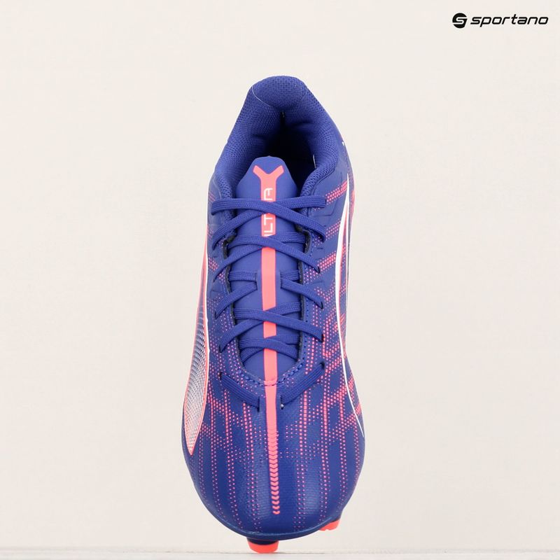 PUMA Ultra 5 Play FG/AG lapis lazuli/puma alb/sunset gloe ghete de fotbal
