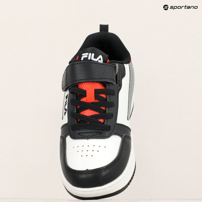 Încălțăminte pentru copii FILA Rega Nf Velcro white/black/fila red 8