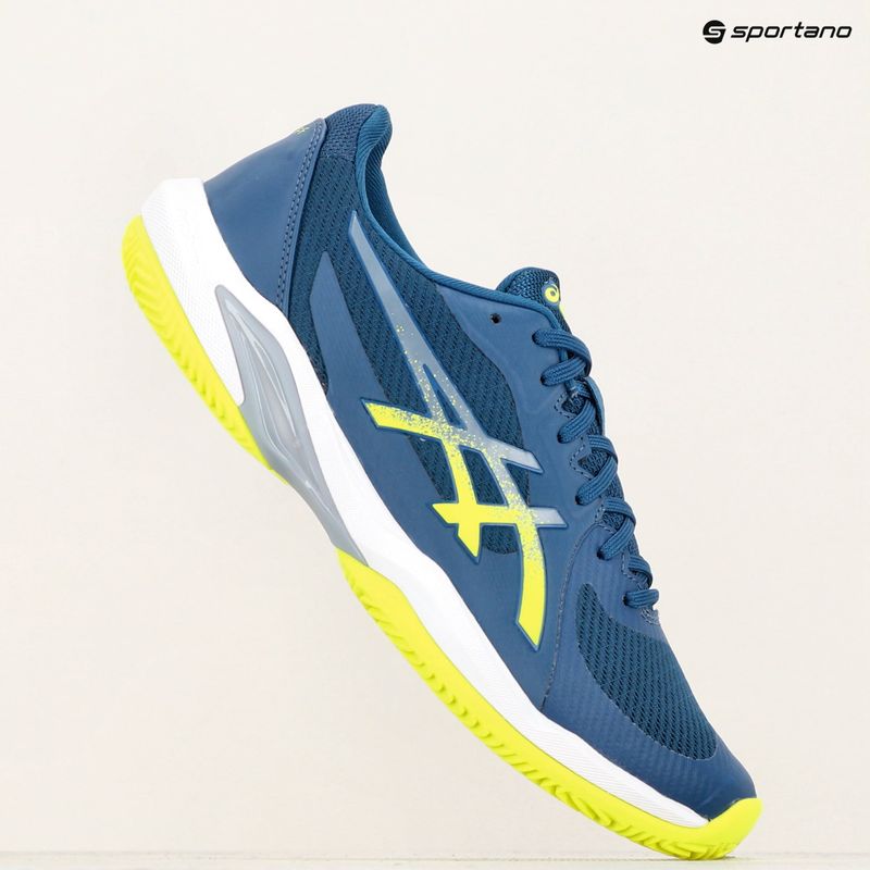 Încălțăminte de tenis pentru bărbați ASICS Solution Swift FF 2 Clay mako blue/safety yellow 16