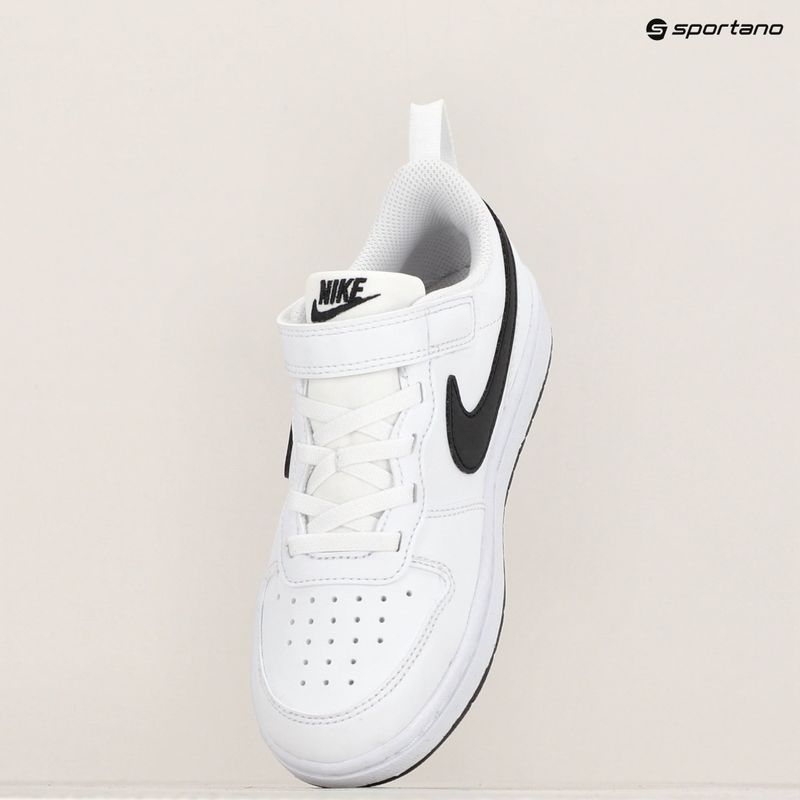 Încălțăminte pentru copii Nike Court Borough Low Recraft white/black 8