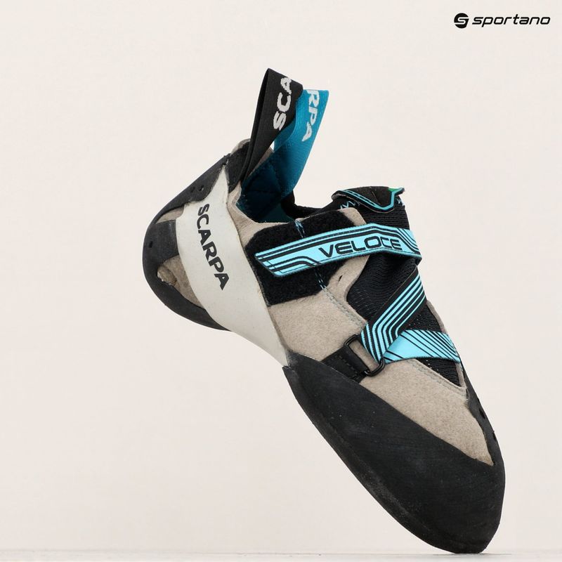 Încălțăminte de cățărare pentru femei  SCARPA Veloce light gray/maldive 15