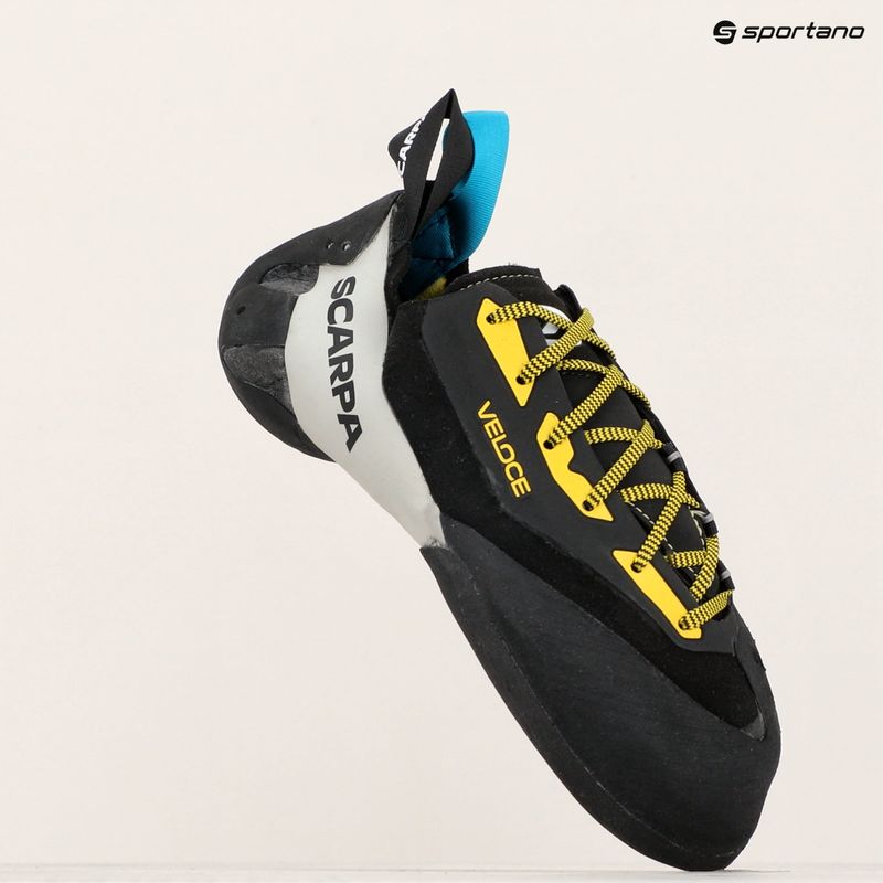 Încălțăminte de cățărare SCARPA Veloce L black/yellow 11