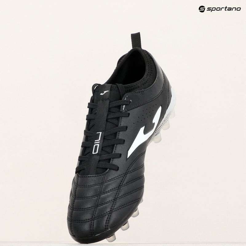 Încălțăminte de fotbal pentru bărbați Joma Numero-10 AG black/white