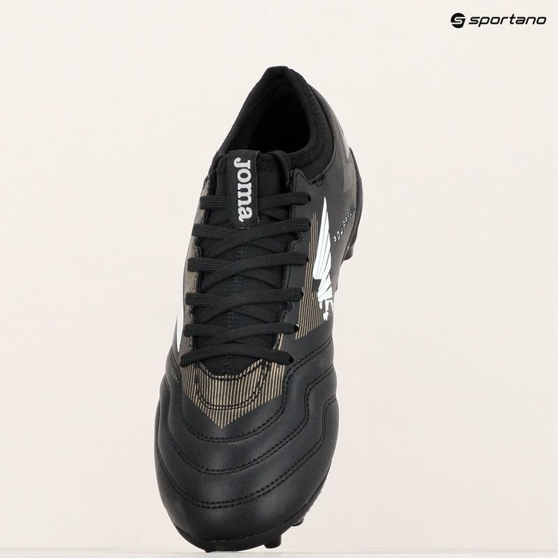 Încălțăminte de fotbal pentru bărbați Joma Powerful AG black/gold 3