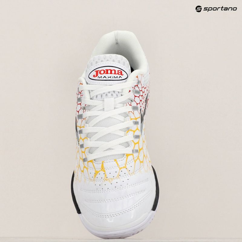 Încălțăminte de fotbal pentru bărbați Joma Maxima IN white/yellow