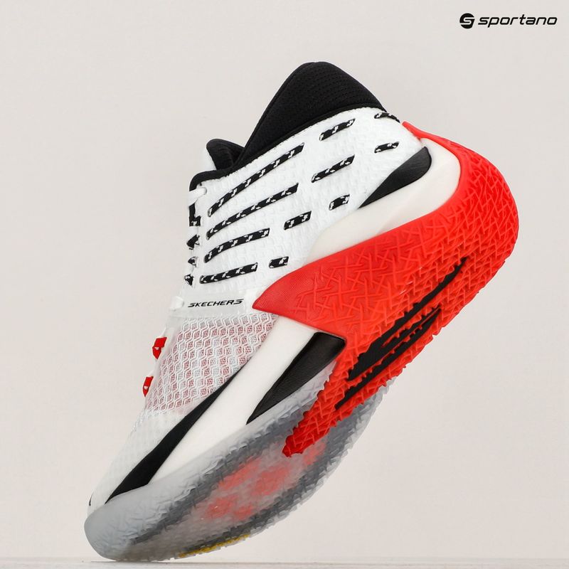 Încălțăminte de baschet pentru bărbați SKECHERS SKX Elevate white/red/black 10