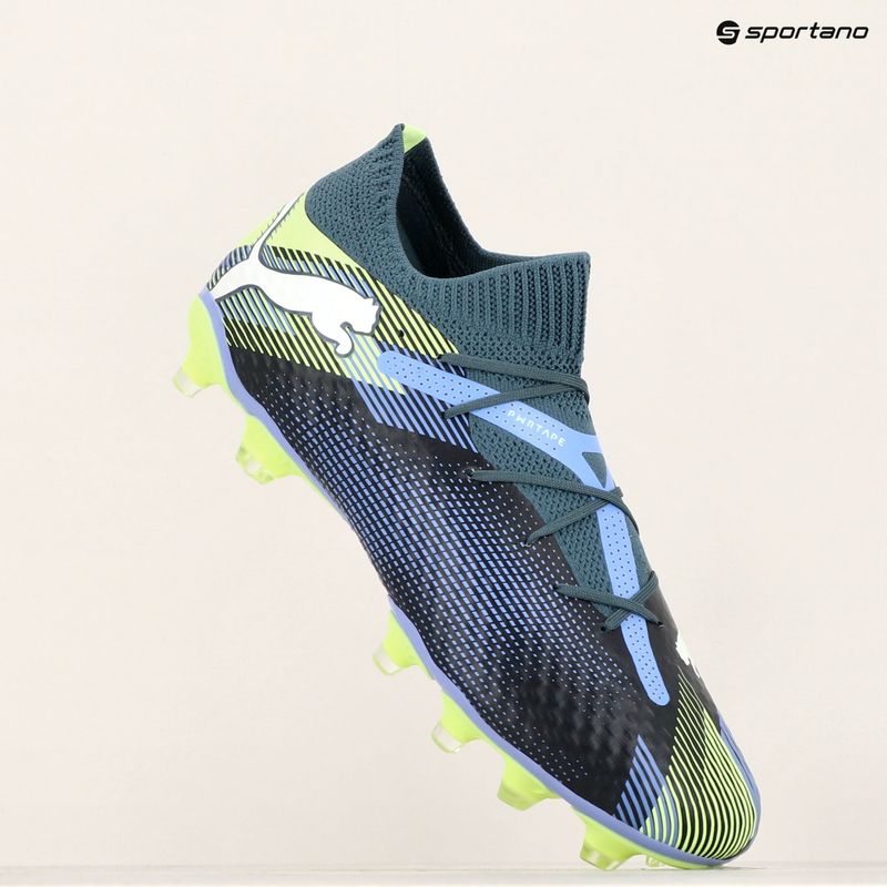 Încălțăminte de fotbal pentru bărbați  PUMA Future 7 Pro FG/AG grey skies/puma white 9