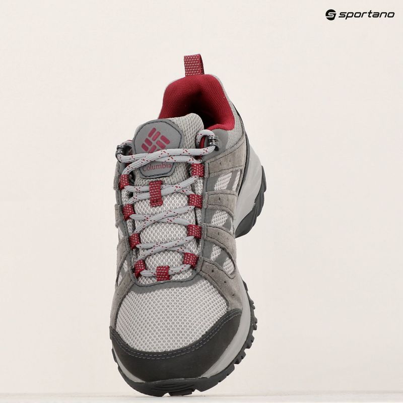 Cizme de trekking pentru femei Columbia Redmond III Wp ti titanium/ red onion 19