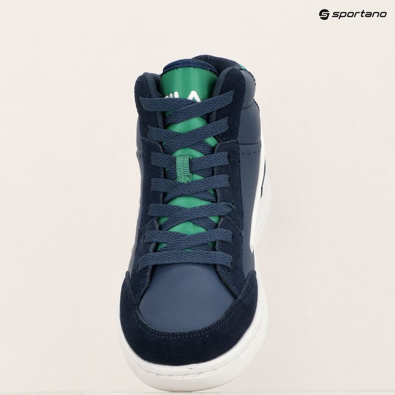 Încălțăminte pentru copii FILA Crew Mid fila navy/verdant green 15