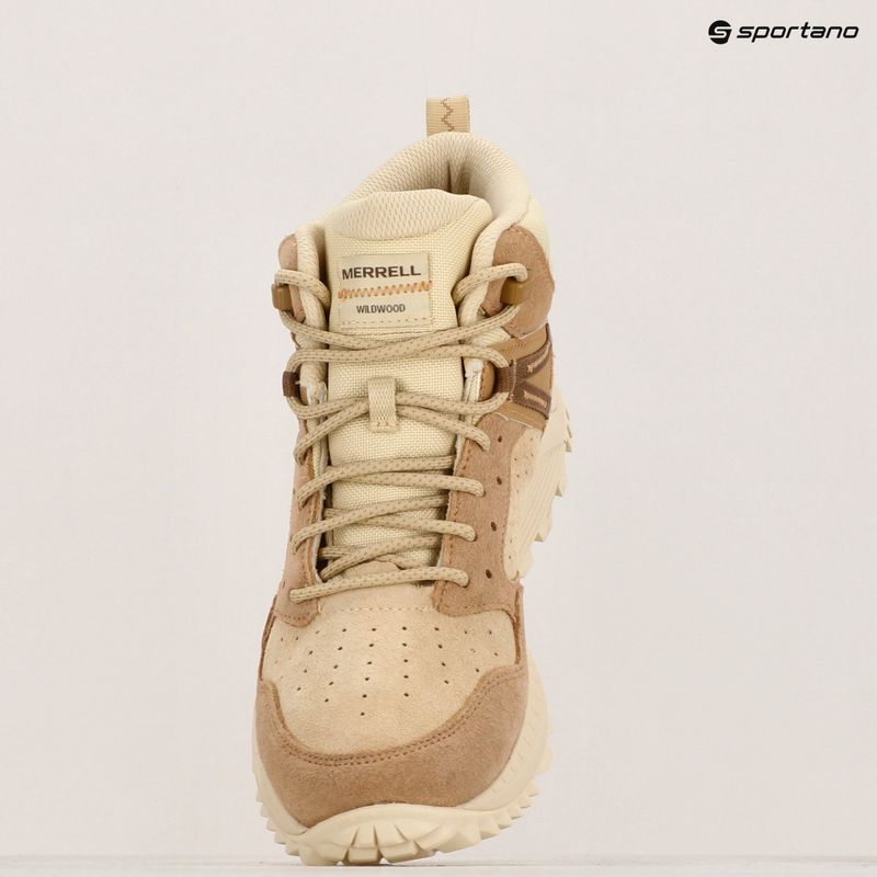 Încălțăminte de drumeție pentru femei Merrell Wildwood Mid Ltr Wp tan/reed 9